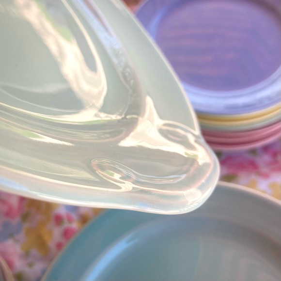 LuRay Pastels giant 39 piece lot serving platters dinner plates small plates - Picture 5 of 10